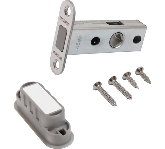 Изображение товара Магнитная защелка Аллюр АРТ L45-8M-R18 CP хром, б/ручек 16713