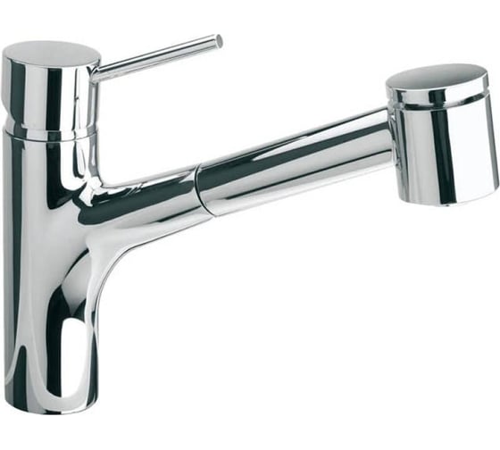 Изображение товара Смеситель для кухни Paini Cox с выдвижной лейкой, высокий поворотный излив, хром 17723