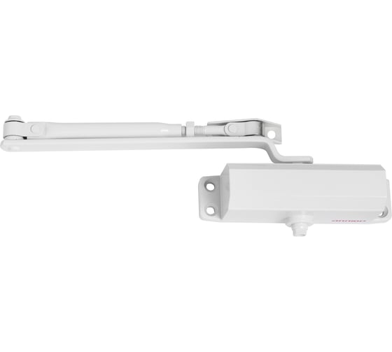 Изображение товара Доводчик дверной Аллюр COMFORT ДД 132/2-3 A-W до 80 кг, белый RAL9016, морозостойкий 16676