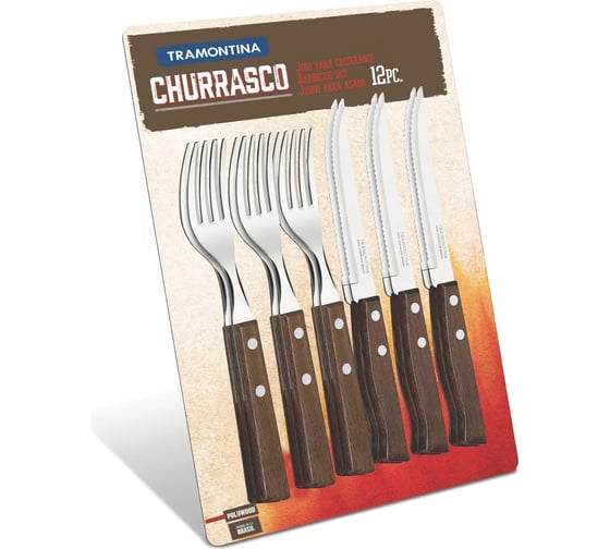 Изображение товара Набор для стейка Tramontina Tradicional 12 предметов 22299/009-TR