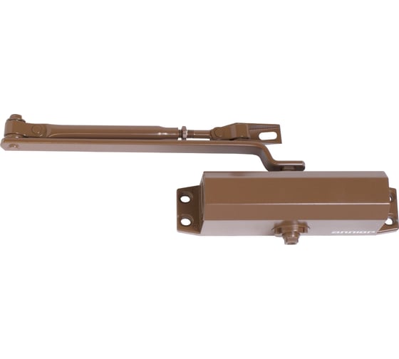 Изображение товара Доводчик дверной Аллюр COMFORT ДД 165/3-4 A-C до 100 кг, коричневый RAL8024, морозостойкий 16678