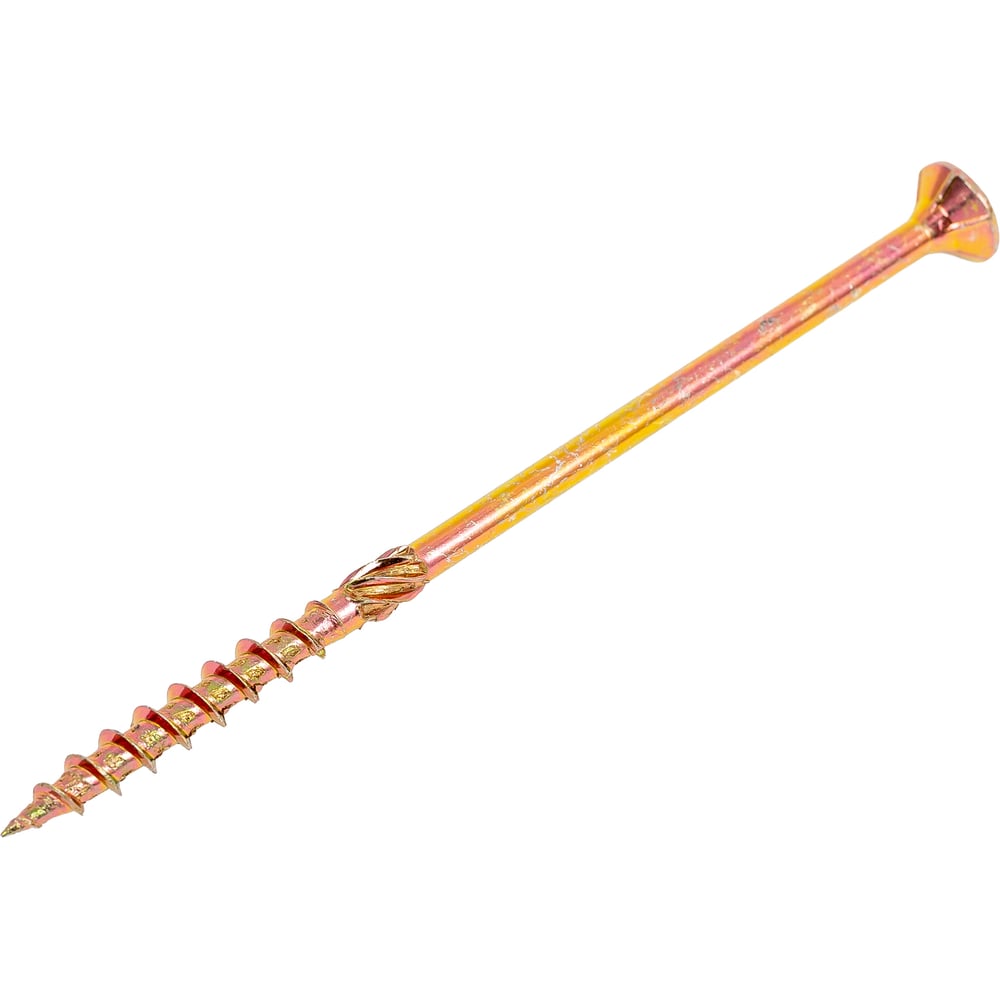 Изображение товара Саморез конструкционный самозенкующий Стройметиз 4,0x80 желтый