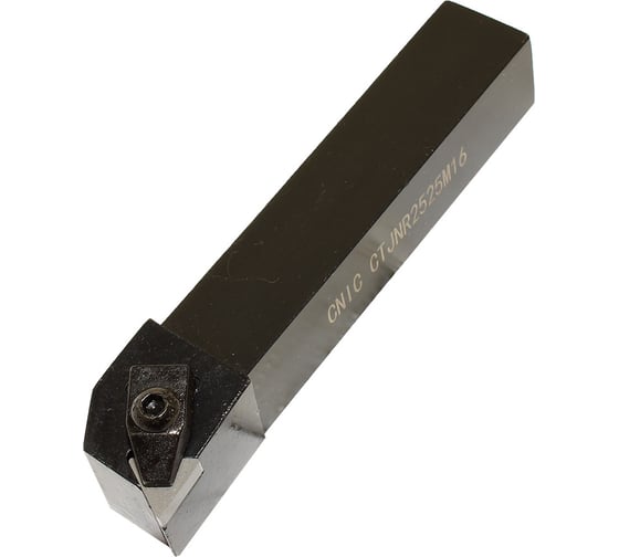 Изображение товара Резец проходной 25x25x150 мм CTJNR 2525M16 c 3-х гр. пластиной ВК8 YG8 TNGN-160408 CNIC 74362