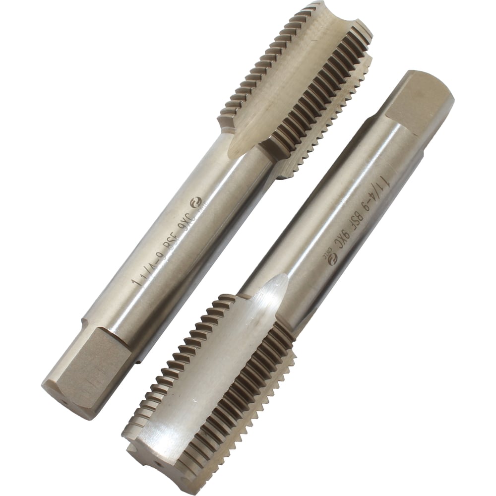 Изображение товара Метчик CNIC 1 1/4" BSF 9 ниток/дюйм ручной комплект из 2 шт. Изображение товара Метчик CNIC 1 1/4" BSF 9 ниток/дюйм ручной комплект из 2 шт.