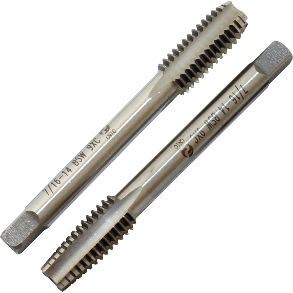 Изображение товара Метчик CNIC 7/16" BSW 55гр 9ХС дюймовый, ручной, к-т из 2-х шт. 14 ниток/дюйм 45934 Изображение товара Метчик CNIC 7/16" BSW 55гр 9ХС дюймовый, ручной, к-т из 2-х шт. 14 ниток/дюйм 45934