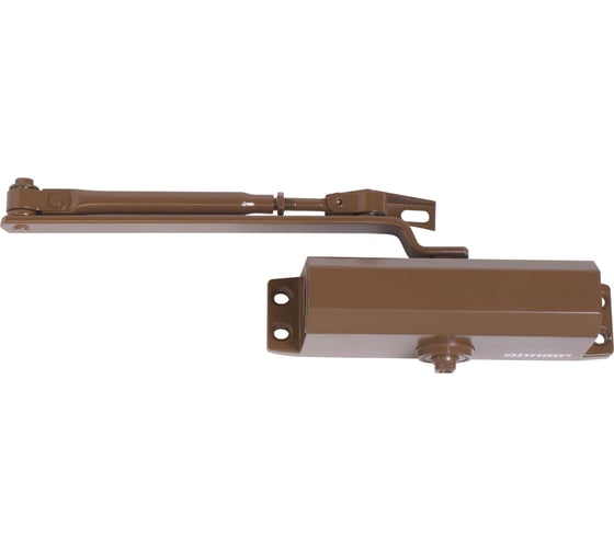 Изображение товара Доводчик дверной Аллюр COMFORT ДД 168/3-5 A-C до 120 кг, коричневый RAL8024, морозостойкий 16681