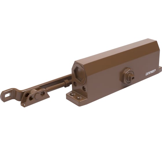 Изображение товара Доводчик дверной Аллюр COMFORT ДД 229/5-7 A-C до 150 кг, коричневый RAL8024, морозостойкий 16690