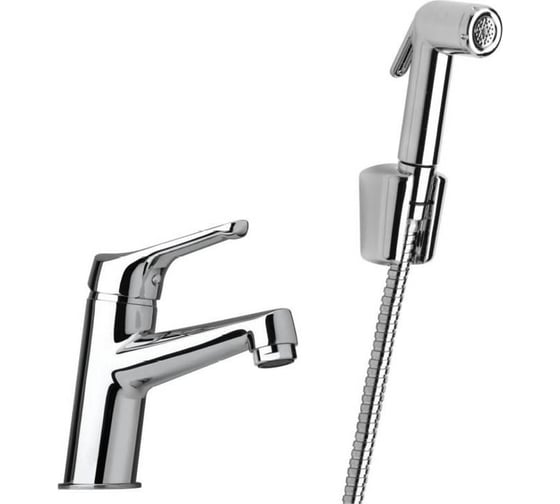 Изображение товара Смеситель для раковины Paini Bios с гигиеническим душем, хром 16730