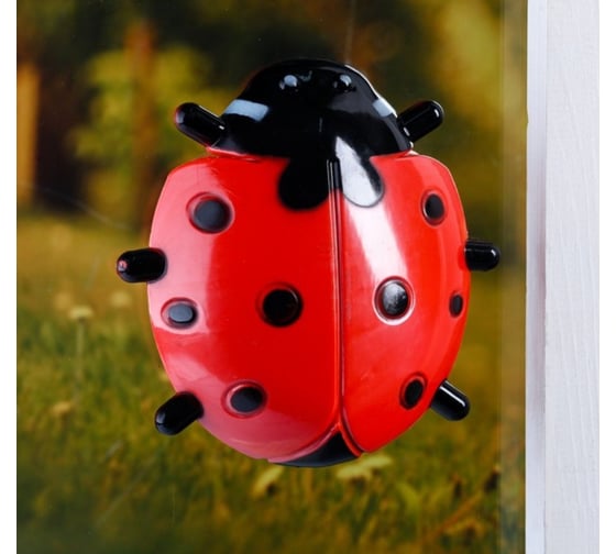 Изображение товара Пластиковый оконный термометр Добропаровъ Божья коровка, в пакете 4444057