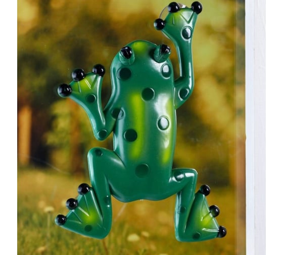 Изображение товара Пластиковый оконный термометр Добропаровъ Лягушка, в пакете 4444058