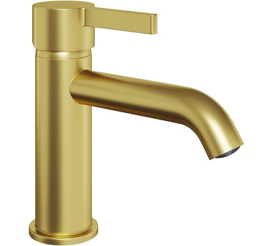 Изображение товара Смеситель для раковины Paini Brera золотой, покрытие PVD 60020