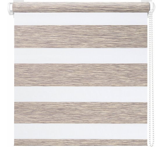 Изображение товара Рулонная штора ООО АС Март Вудэн (014.13) Бежево-серый 90x160 4812634089063
