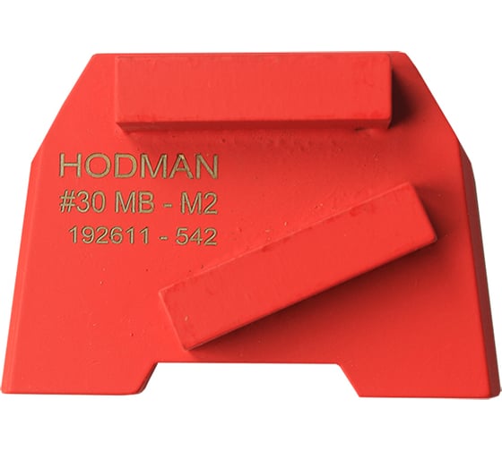 Изображение товара Пад алмазный шлифовальный EURO ( 30M; 800/630 мкм; 2 сегмента) для твердого бетона HODMAN 00-00002412