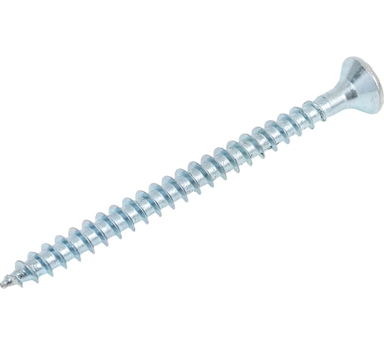 Изображение товара Саморез универсальный МЕТАЛЛСЕРВИС 3,5x45 мм, белый цинк, 200 шт. МС 1268361