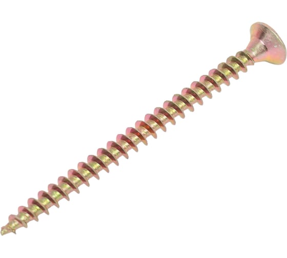 Изображение товара Саморез универсальный МЕТАЛЛСЕРВИС 4,5x60 мм, желтый цинк, 7 шт. МС 1268211