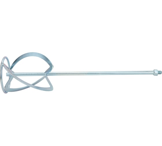 Изображение товара Насадка оцинкованная для тяжелых растворов (140x590 мм; М14) для миксера СИБРТЕХ 848957