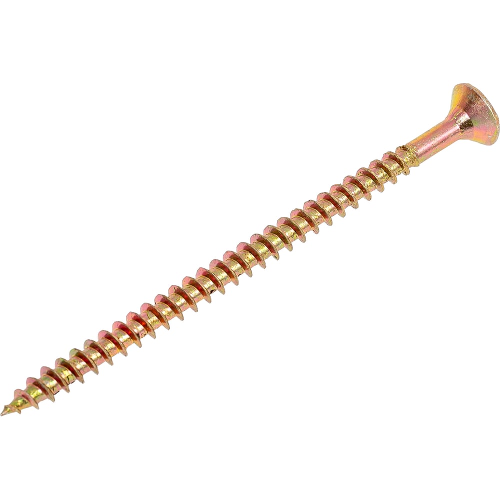 Изображение товара Саморез универсальный МЕТАЛЛСЕРВИС 4,5x70 мм желтый цинк 100 шт