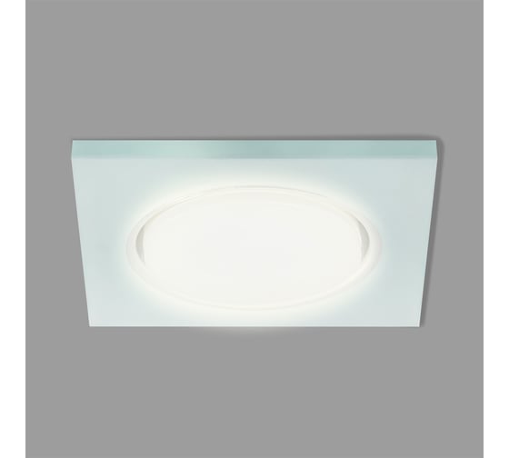 Изображение товара Светильник встраиваемый под лампу GX53 Smartbuy матовое стекло SBL-25MT-GX53