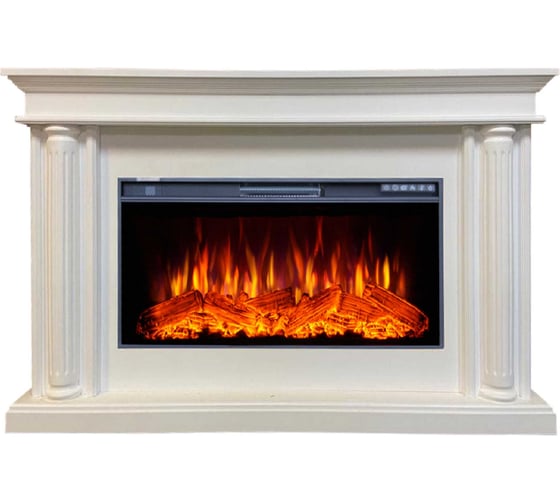 Изображение товара Каминокомплект InterFlame Элеганс ЕС с эл. Вставкой FREESPACE 40 белый