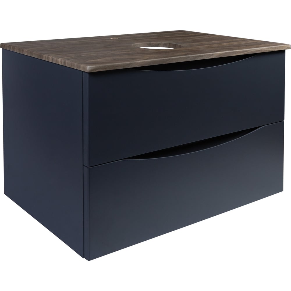 Изображение товара Подвесная тумба BOND Cube 80 см серый МДФ с ящиками и эмалью