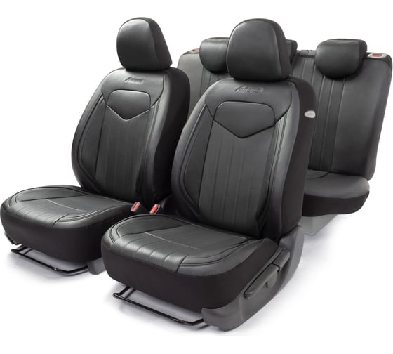 Изображение товара Авточехлы AUTOPROFI SIGNATURE чёрый SGN-1505GF BK/BK