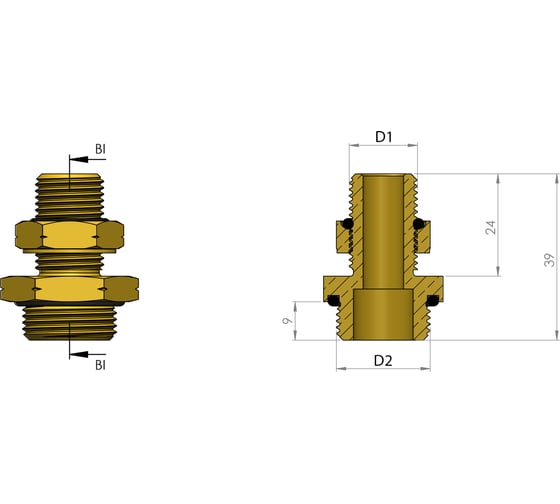 Изображение товара Переходник M16/M22/F161.5 ORPASAN ORP 4586