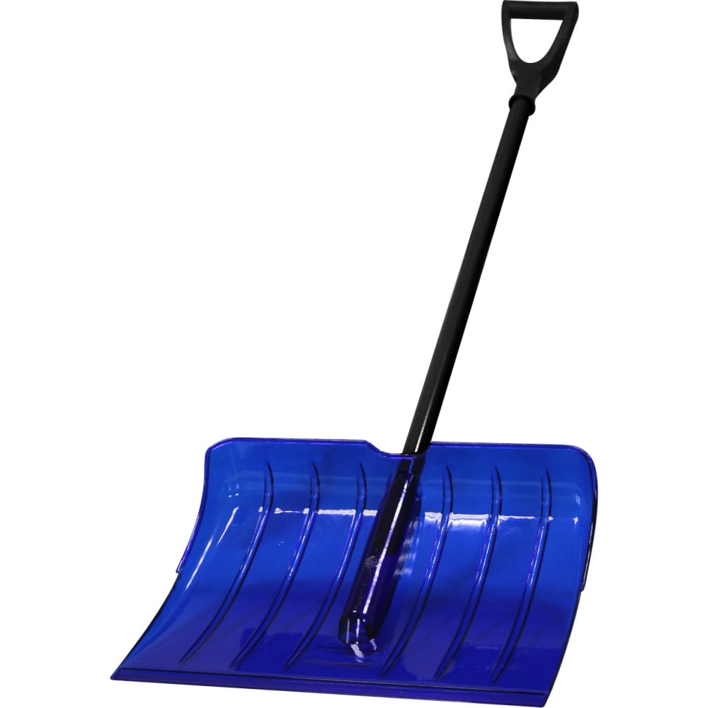 Снеговая лопата CARBOLUX лопата для уборки снега сибртех поликарбонат 465х410х1390 мм стальной черенок усиленная 61655