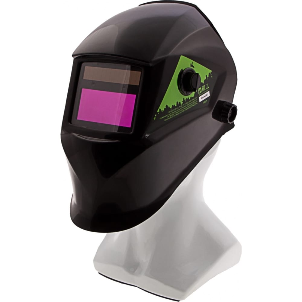 Защитный лицевой щиток сибртех маска сварщика с автозатемнением ф5, коробка 89177 - фото 1