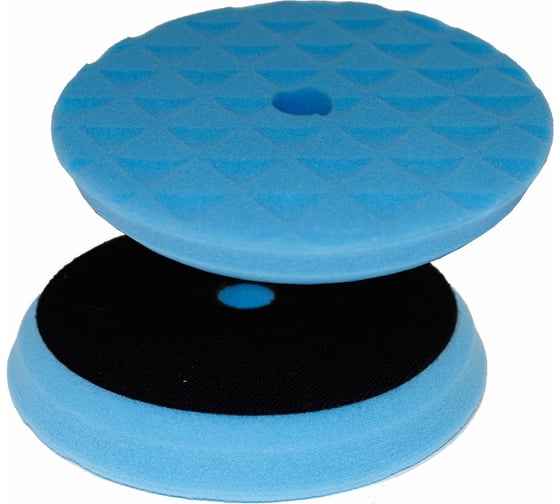 Изображение товара Круг полировальный поролоновый 180x25 мм, Trio Medium Cut полужесткий, синий H7 242050