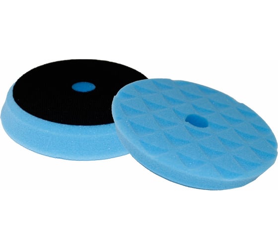 Изображение товара Круг полировальный поролоновый 150x25 мм, Trio Medium Cut полужесткий, синий H7 242012