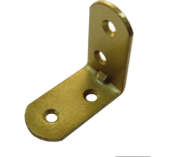 Изображение товара Уголок мебельный Левша 40x40x20 мм (4 шт) золото У8-5018.З