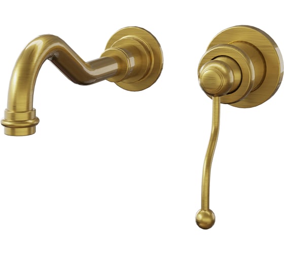 Изображение товара Смеситель для раковины Paini Duomo встраиваемый, старая бронза 60963