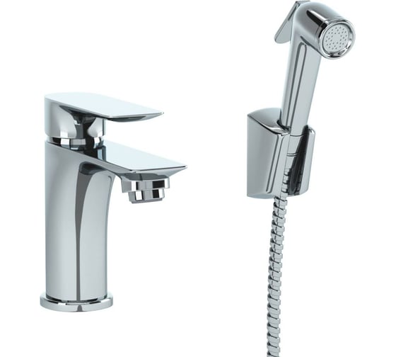 Изображение товара Смеситель для раковины Paini Garda с гигиеническим душем, хром 32996