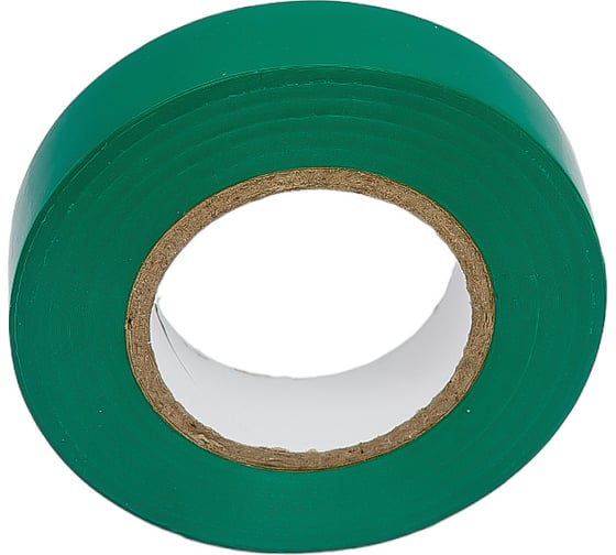 Изображение товара Изолента General Lighting Systems ПВХ GIT-13-15-20-G 0,13х15мм, 20м, зеленая 1/10/250 475013