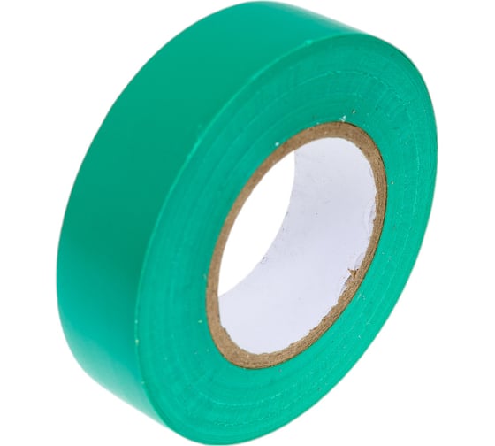 Изображение товара Изолента General Lighting Systems ПВХ GIT-15-19-20-G 0,15х19мм, 20м, зеленая 1/10/200 475033