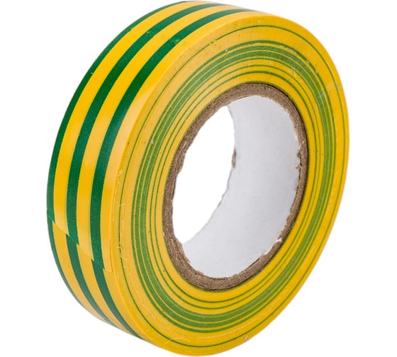 Изображение товара Изолента General Lighting Systems ПВХ GIT-15-19-20-YG 0,15х19мм, 20м, желто-зеленая 1/10/200 475032