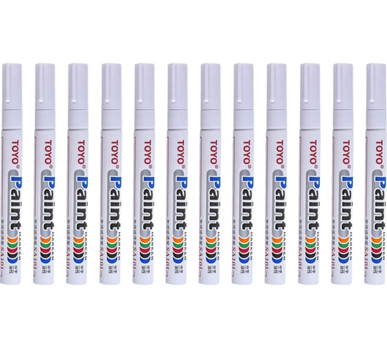 Изображение товара Маркер-краска белый Оберон SA101 упак. 12шт SA1011.12