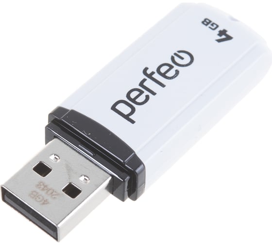 Изображение товара USB-flash Perfeo C02 4GB, White 30007756