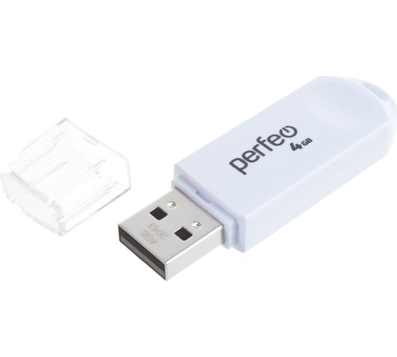 Изображение товара USB-flash Perfeo C03 4GB, White 30008546