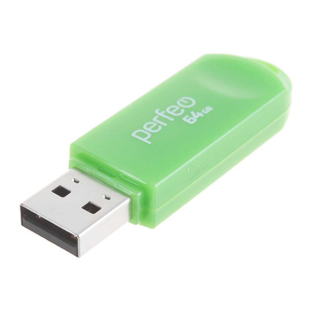 Изображение товара USB-flash Perfeo C03 64GB, Green 30007999 Изображение товара USB-flash Perfeo C03 64GB, Green 30007999