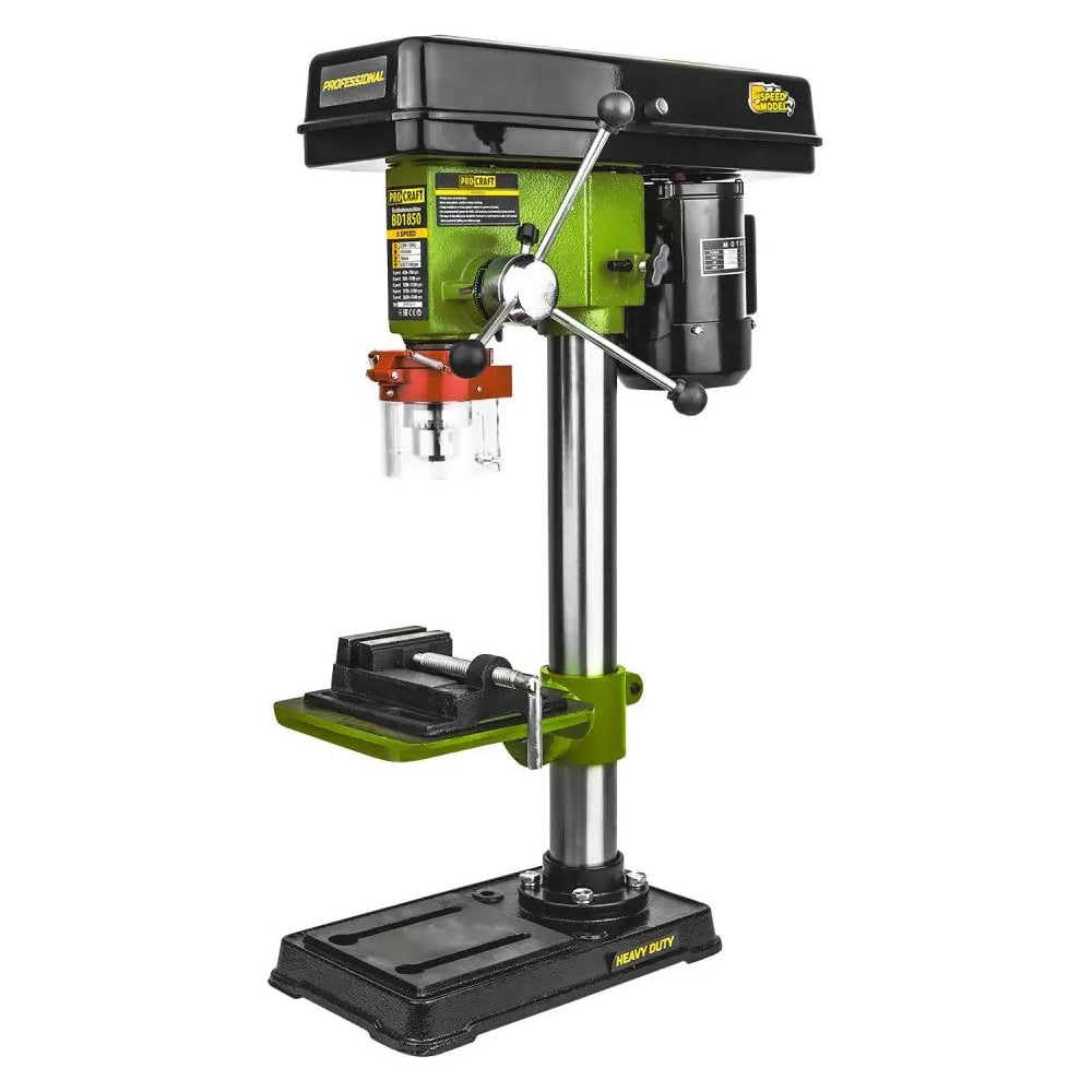Изображение товара Вертикальный сверлильный станок PROCRAFT BD1850 450 Вт 5 скоростей