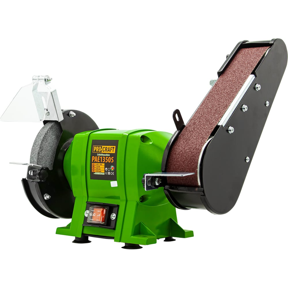 Изображение товара Точильный станок PROCRAFT 150 PAE1350S ленточный гриндер для инструментов