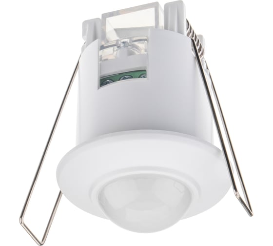 Изображение товара Потолочный датчик движения duwi , встраиваемый (под R39), DDV-01, 360°, 10-420с, 6м, 800Вт, IP20, белый, 25819 3