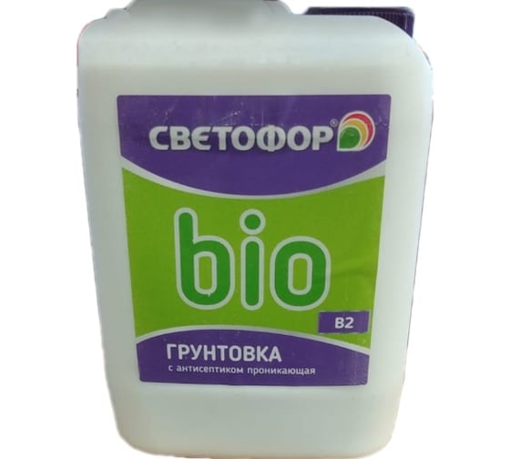 Изображение товара Концентрированная грунтовка с антисептиком Светофор B2 5кг ЗОР00008846