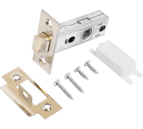 Изображение товара Защёлка Аллюр АРТ L45-8 SN матовый никель B2B пакет, планка 25 мм 16545
