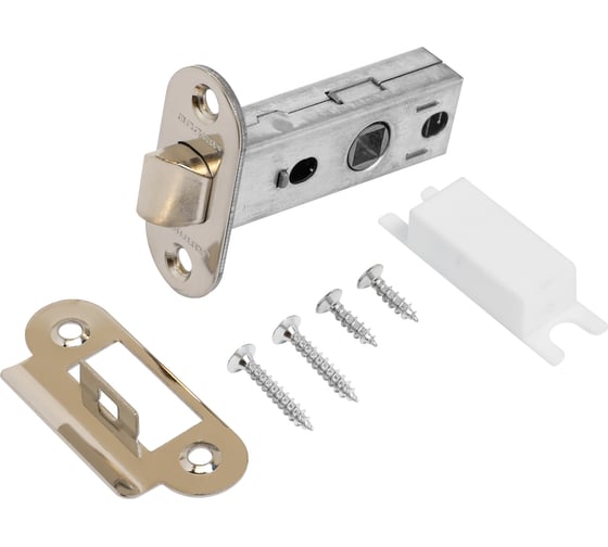 Изображение товара Защёлка Аллюр АРТ L45-8-R SN матовый никель B2B пакет, планка 25 мм 16548