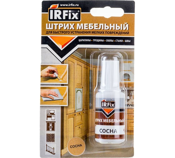 Изображение товара Мебельный штрих IRFIX 20 мл, сосна 20270