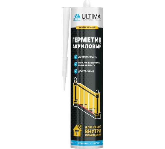Изображение товара Акриловый герметик Ultima белый 280ml SealUlt_280