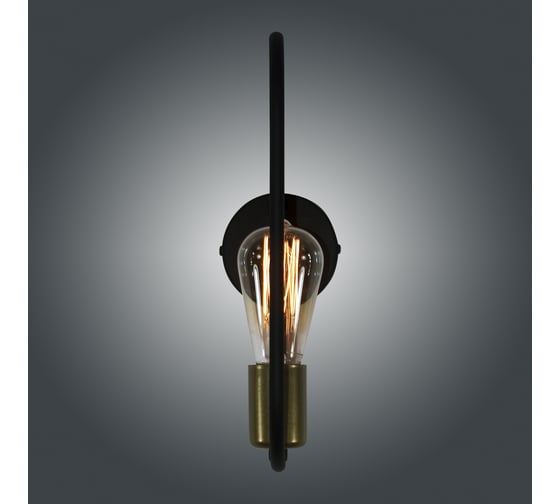 Изображение товара Светильник настенный ЭЛЕТЕХ Солей 511 черн.зол. НББ 01-60-187 Е27 1005405395