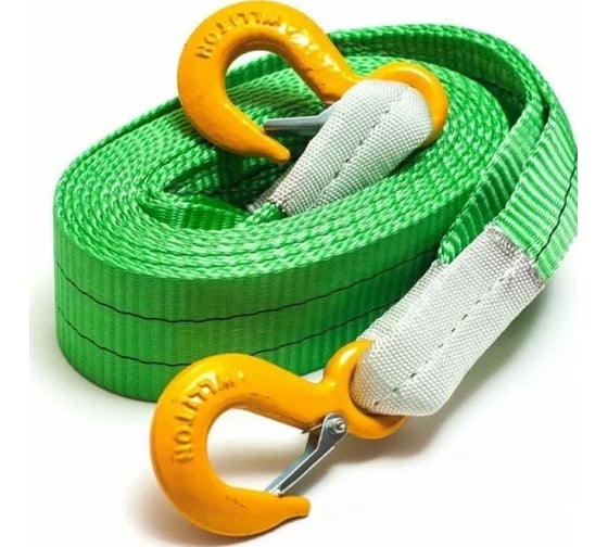 Изображение товара Буксировочный трос (ремень, лента) ООО ПКФ Сварком длина 6 м (масса автомобиля 21 тн) cп000038772